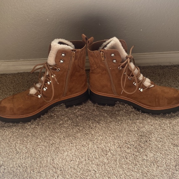 Nine West Brown Suede boots - Picture 4 of 6